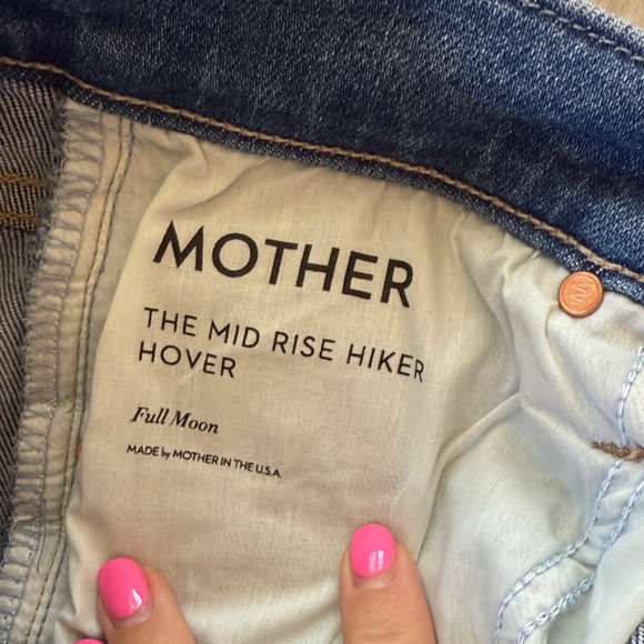 MOTHER-THE MID RISE HIKER HOVER. Color is Full Moon - Picture 8 of 14